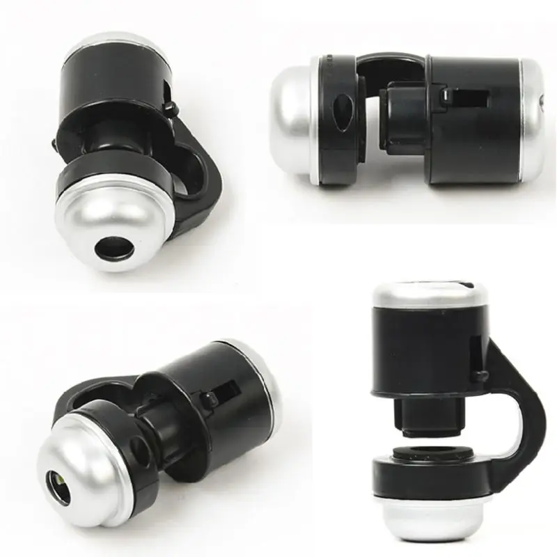 Mobile Phone External Microscope Head LED Light 30 Times HD Micro Fisheye Magnifying Glass Jewelry Jade Identification