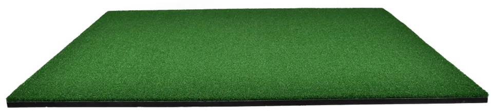 155B high quality golf practice nylon turf mat with 15mm knitted nylon turf 15 foam rubber and 5mm hard rubber