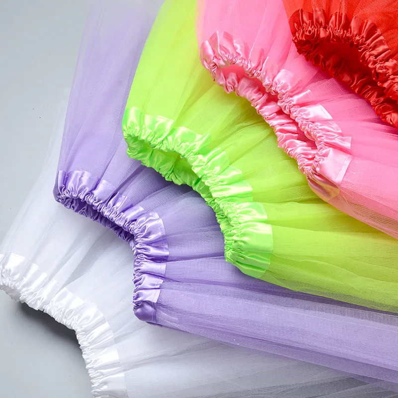 2023 New White Ballet Tutu Skirts Adult Women Solid Tutus Short Dress Wholesale