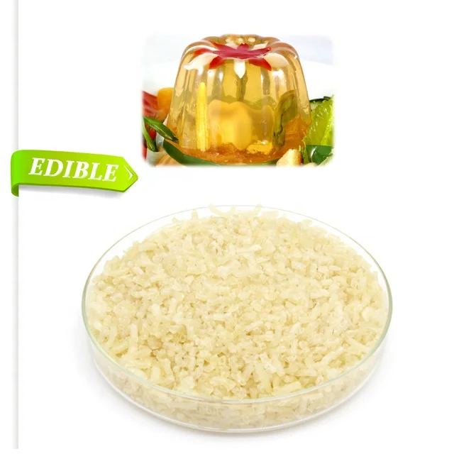 Edible Gelatin HALAL Beef Gelatin Powder For Pudding And Cake 220 bloom 8-60 mesh