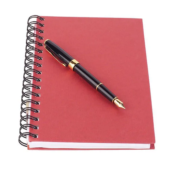 Customized  high quality advertising notebook and pen gift set with logo