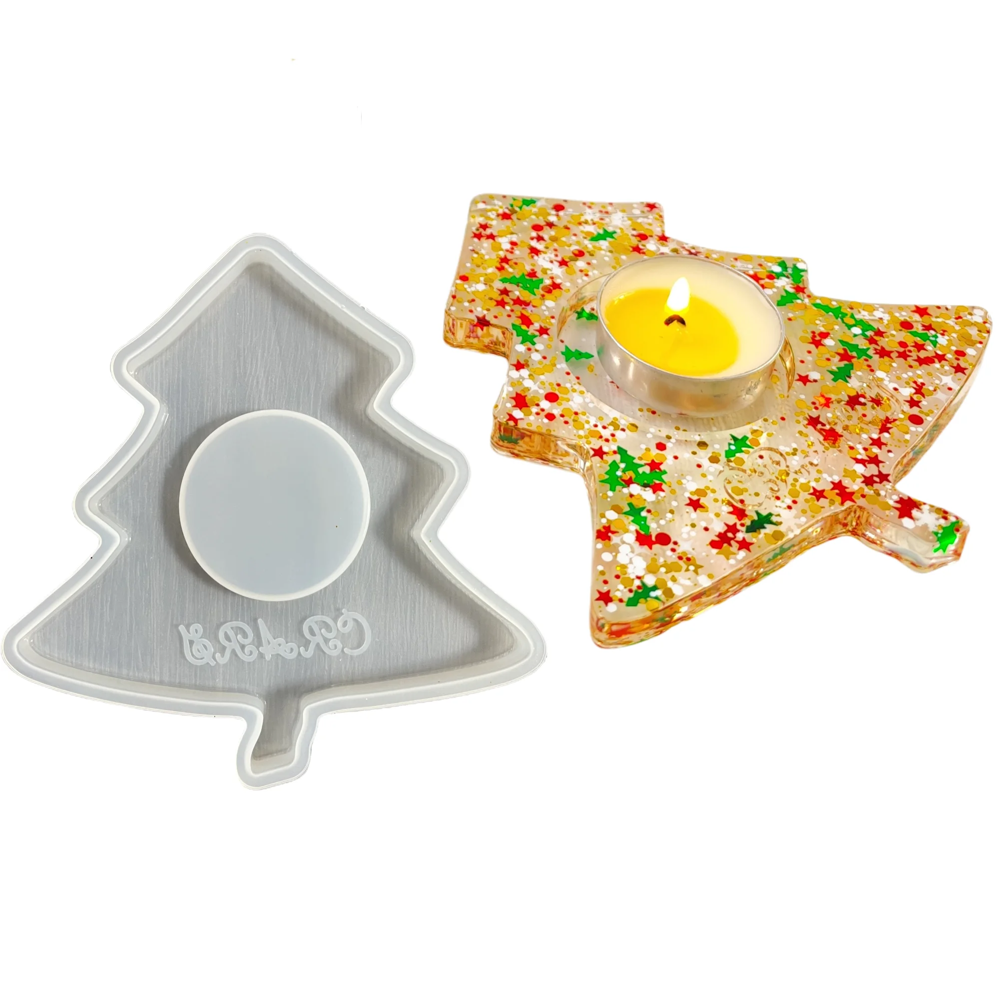 Factory Wholesale Epoxy Resin Jar Baluster Heart Silicon Mold