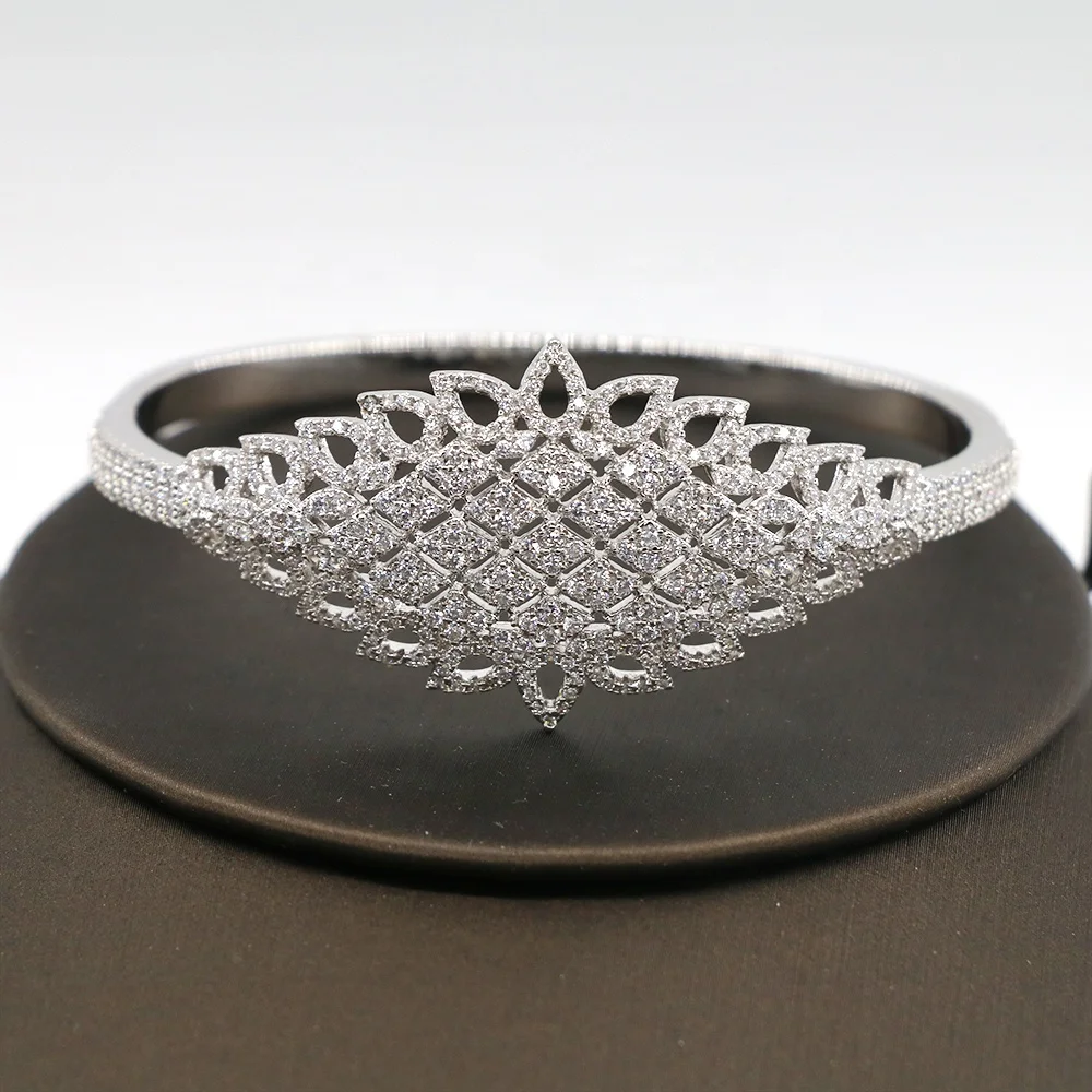 Bedazzled luxury designs rhodium and gold plated artificial bridal aaa cubic zircon jewelry set for nigeria women wedding