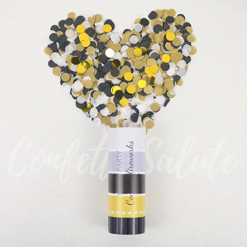 Handheld Mini Confetti Poppers Charming Wedding Ceremony Confetti-Cannon Sprinkles Confetti Tube Celebration Accessories