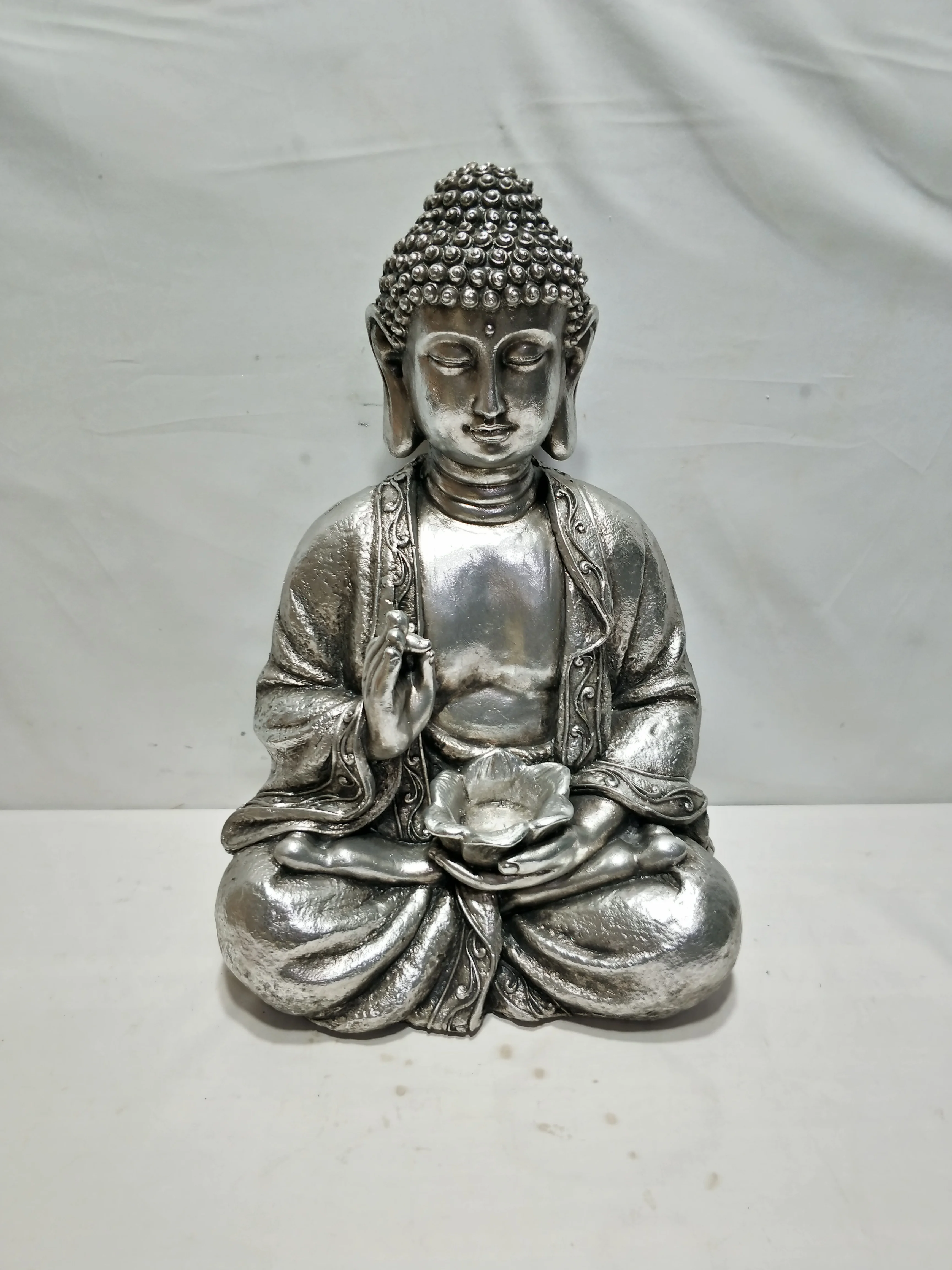 Garden ornaments bronze big MGO resin buddha head statue outdoor indoor buddha head sculpture Feng Shui decoration