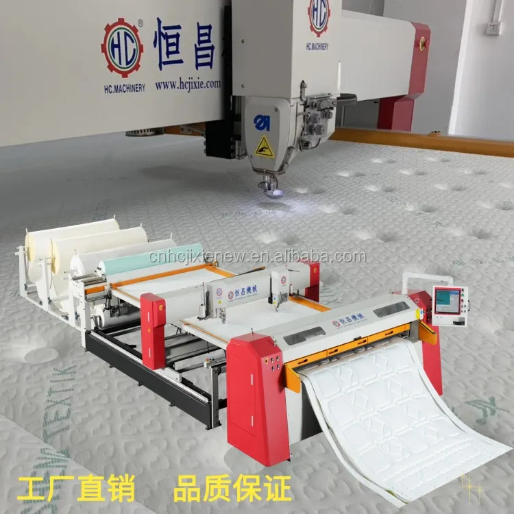 Single needle machine high speed computerized large pattern single needle quilting machine