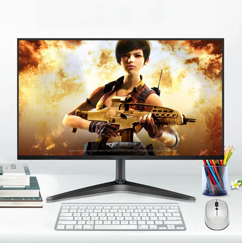 Оптовая продажа 22 дюймовый ЖК-монитор 1080p full hd телевизор с плоским экраном монитора Смарт ТВ обои для рабочего стола СИД игровые мониторы для видеонаблюдения