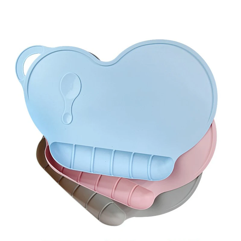 Catch Food and Prevent Messes Baby Bowl Set Silicone Large Feeding Mat for Kids Silicone Placemats Mats & Pads Accept Europe