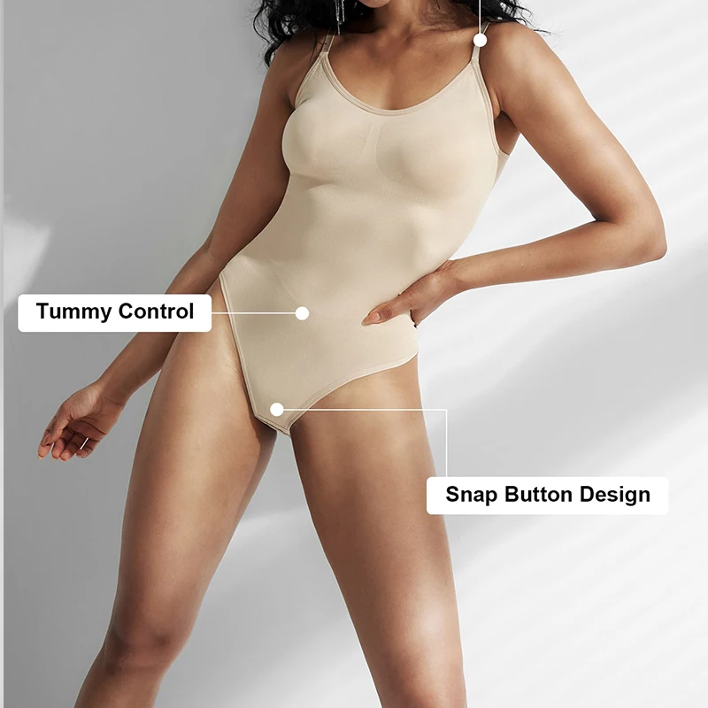Bodysuit Faha Shapewear Seamless Body Shaper For Women Tummy Control