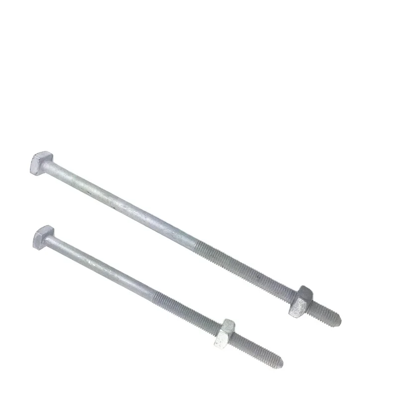 HDG с квадратной головкой болт с гайкой 5/8in x 9in