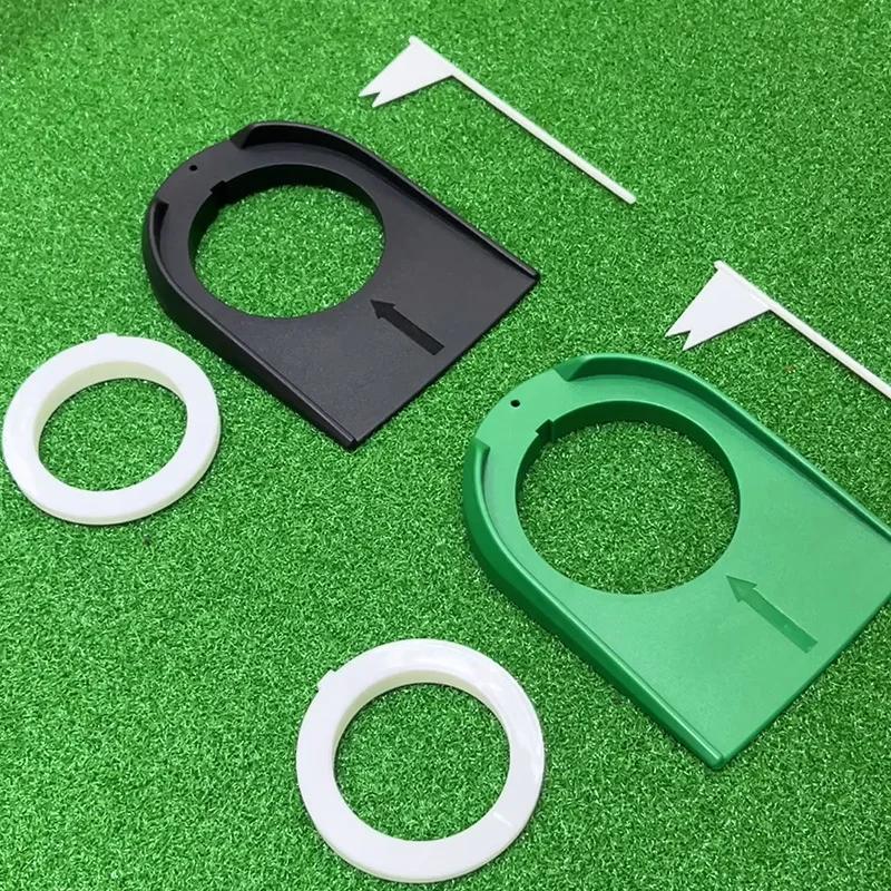 Factory Golf Putting Cup With Flag Golf Hole Cup Trainer Accessories Indoor/Outdoor Putter Practice Aids Golf Putter Trainer