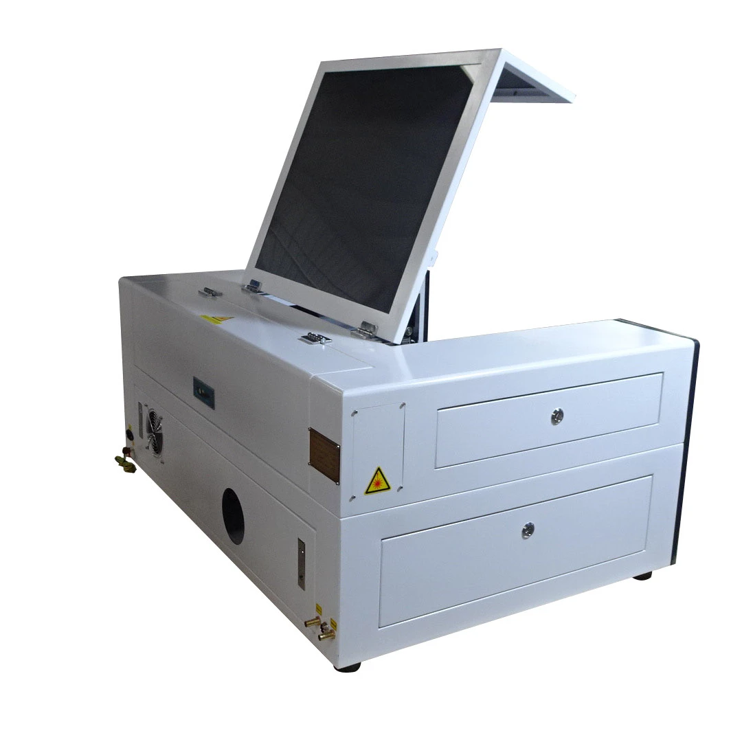 Co2 Laser Cutting Machine Acrylic Cnc Laser Machine 9060 for Fabric Rubber Plywood Glass 80w 100w Auto Feeding 3d Dst