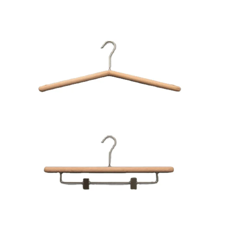 Customized Classic Style Suit Coat Wooden Hanger Factory Price Wholesale Top Quality Solid Cheap Wooden Hangers For Clothe