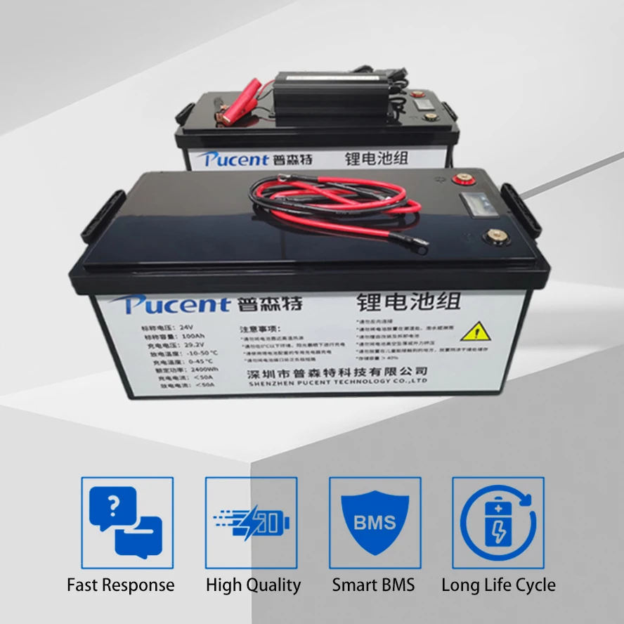 Водонепроницаемый аккумулятор 12 В 24 48 Lifepo4 Bluetooth 50ah 100ah 200ah 300ah RV Морской литий-ионный для хранения солнечной энергии