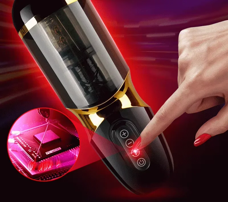 Hands-free Auto Male Masturbator Electric Stroker Stimulator Thrusting Rotating Sucking Automatic Masturbation Cup For Men