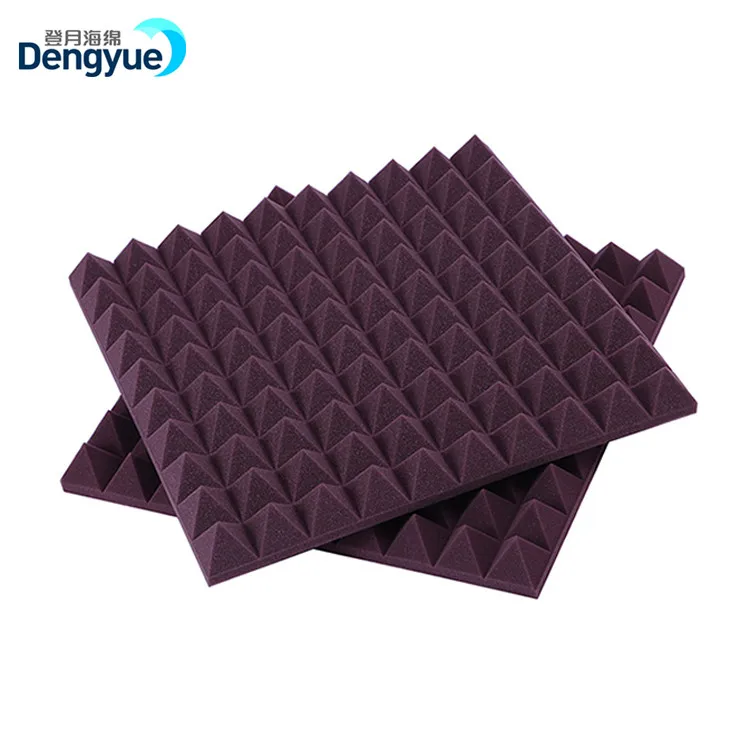 Acoustic Foam Panels 50 * 50 * 5  Sound Absorbing Dampening Wall Foam modern Pyramid acoustic foam