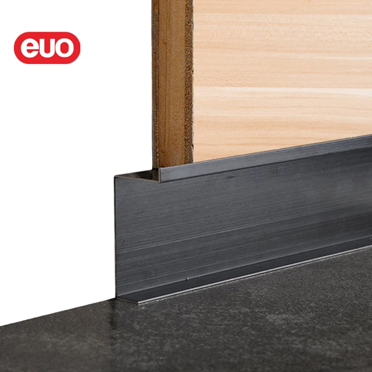 Euo заводская цена, черные плинтусы, плинтус из нержавеющей стали, плинтус для стен