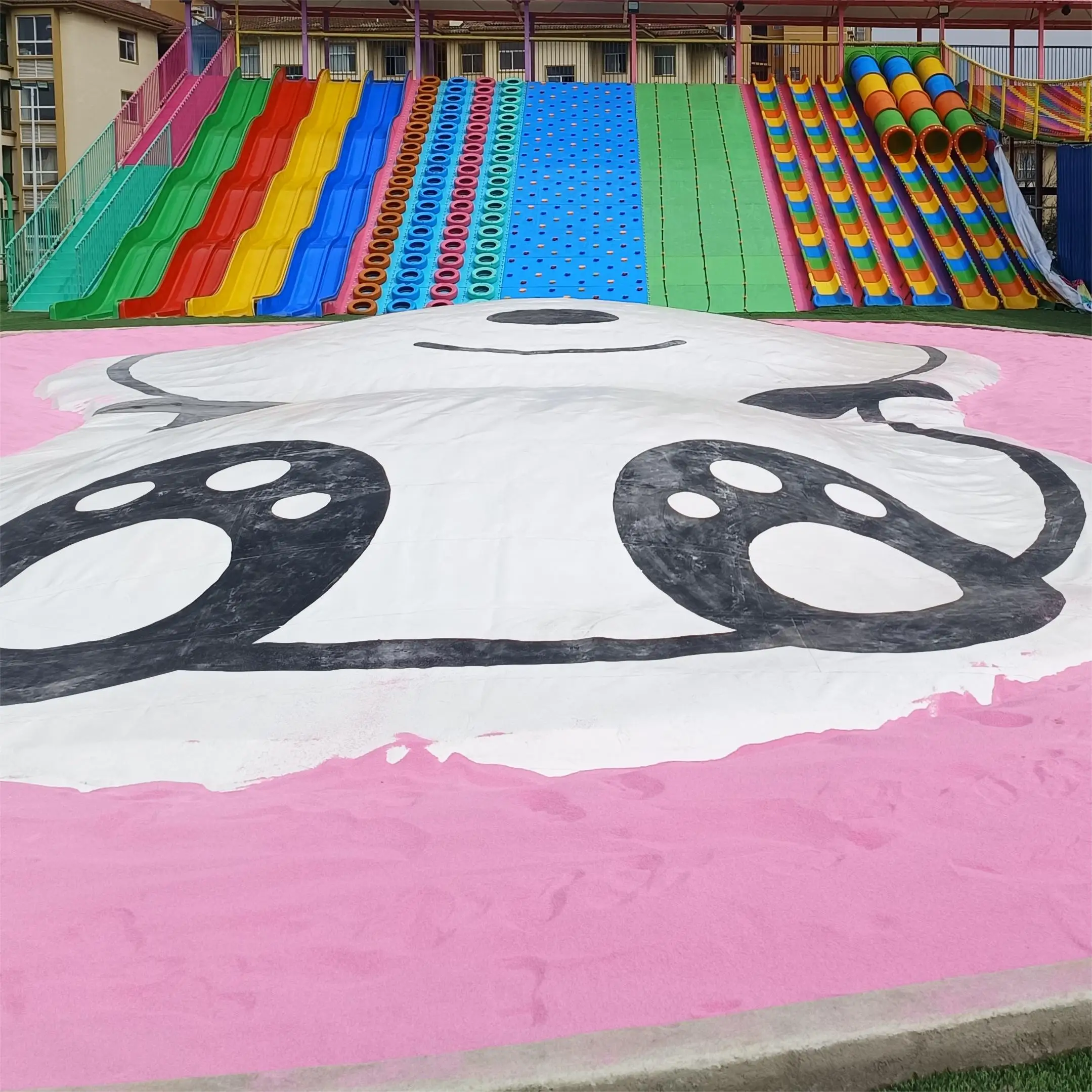 china factory cheap patio swings play ground adventure exciting barriers park swing sets playground outdoor kids