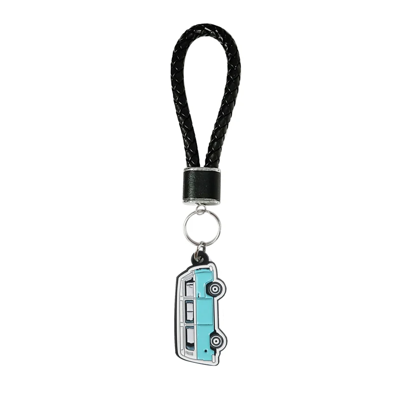 Wholesale luxury enamel key chain custom logo promotional designer metal keychains charms accessories