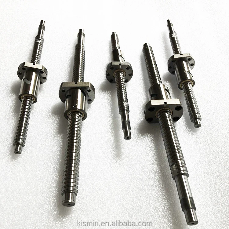 China supplier 6mm High Precision Rolling Ball Screw CNC Linear Guide 3000mm Screw nut  SR0601