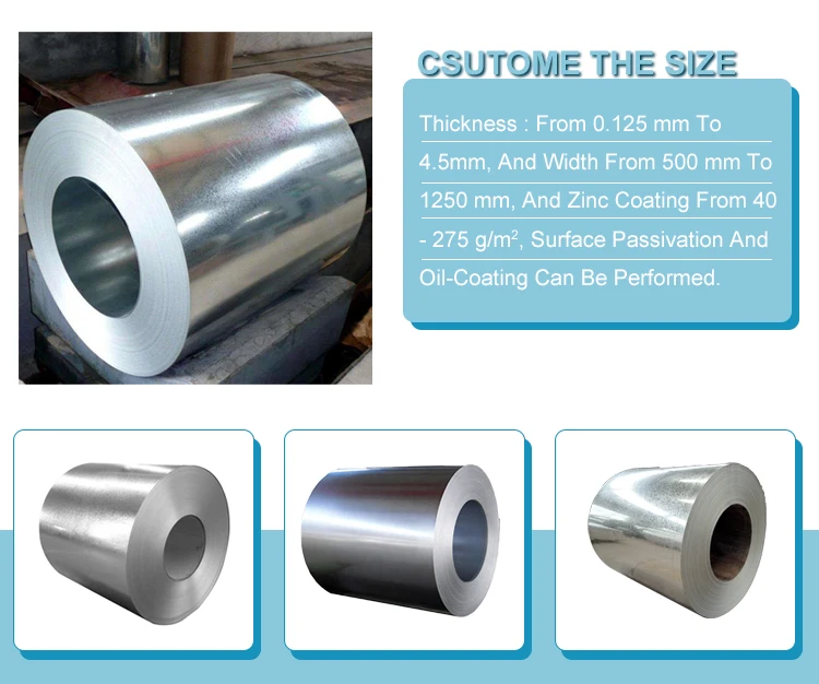 Made In China CAMELSTEEL  0.12-1.2mm Thick Used For Roofing Sheet Roller Shutter Door Zinc Coated Steel Plate