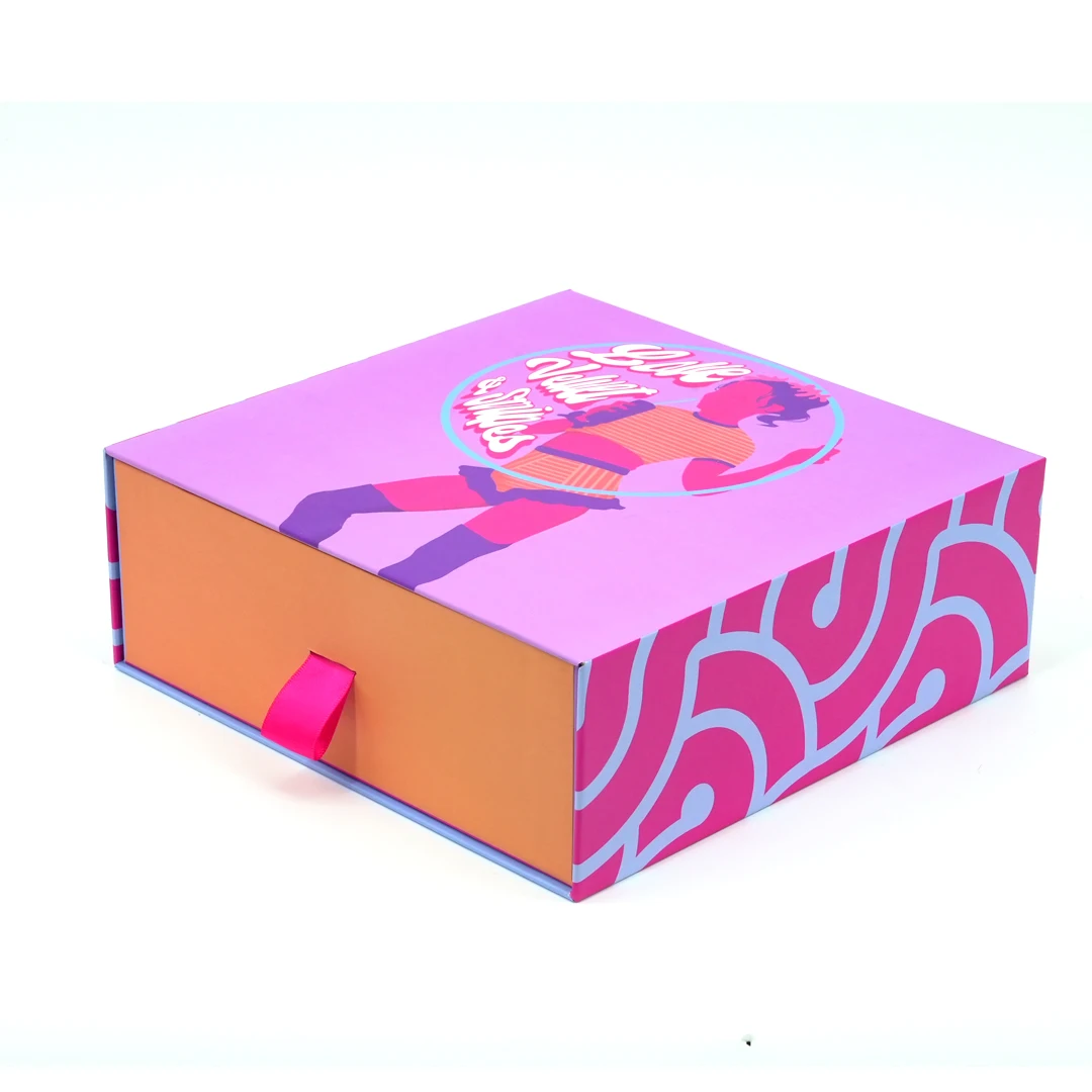 Hard Rigid Luxury Sliding Shipping Drawer Box Unique Large Matt Lamination Custom Kraft Cardboard Jewelry Boxes Packaging