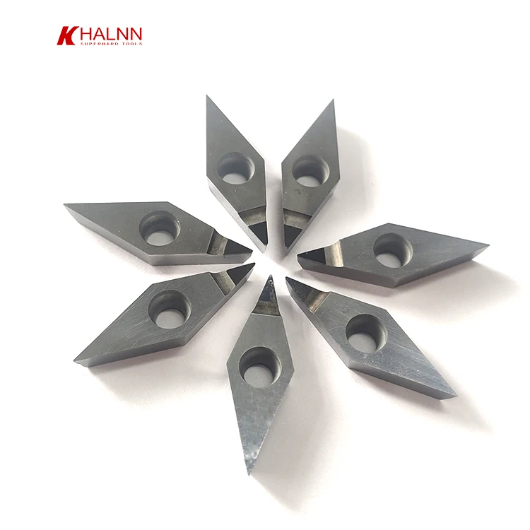 high efficiency CNC lathe PCD diamond VCGW VCGT 160404 160408 160412 aluminum alloy wheel hub cutting tools