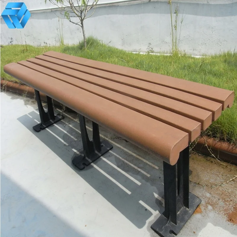 Fire Prevention Insect Ants Moisture-proof Anti Fading Durable Park Chair Public Seat Bench Manufacturers