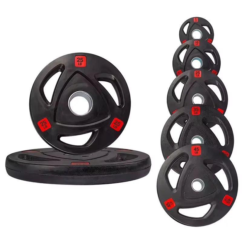 Wholesale price competitive colorful rubber cement Dumbbell piece bumper plates Weight Plate