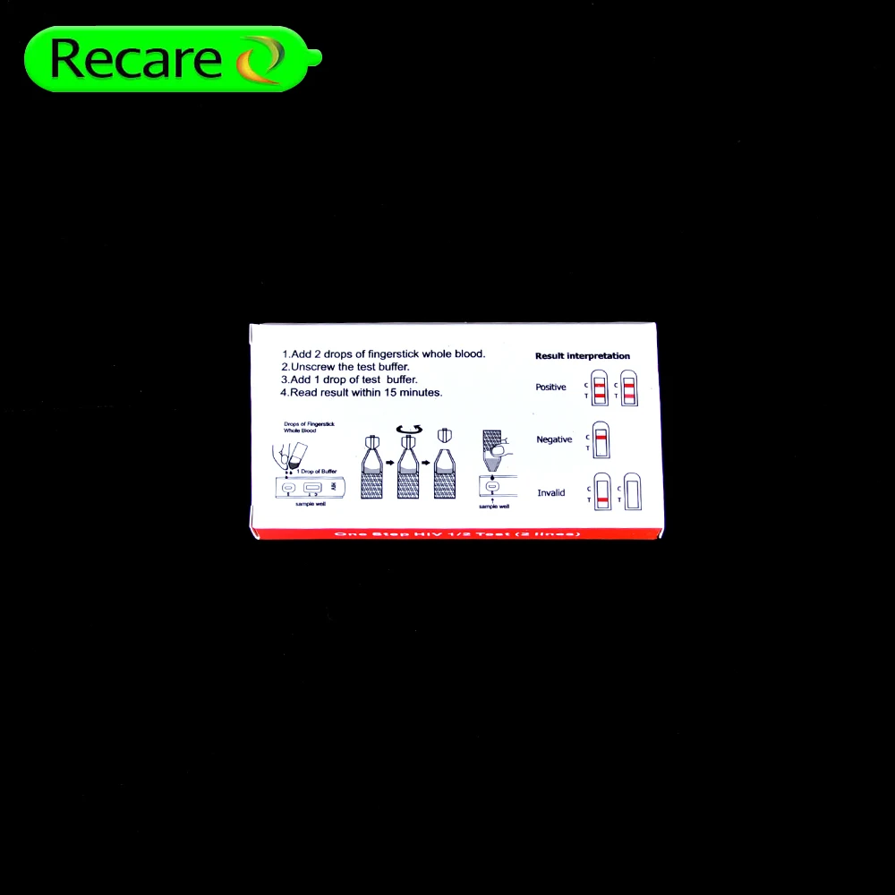 wholesale home one step rapid self-test diagnostic determine recare aids hiv blood test kit for sale