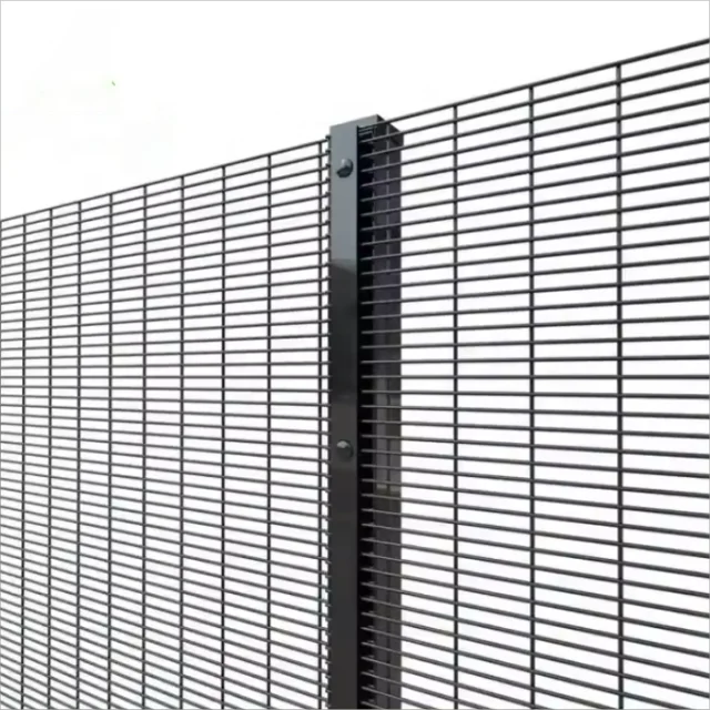 76.2x12.7mm Aperture 4mm Gauge 358 Anti-Cut Clear View Fencing Hot Dip Galvanized High Security 358 Wire Mesh Fencing