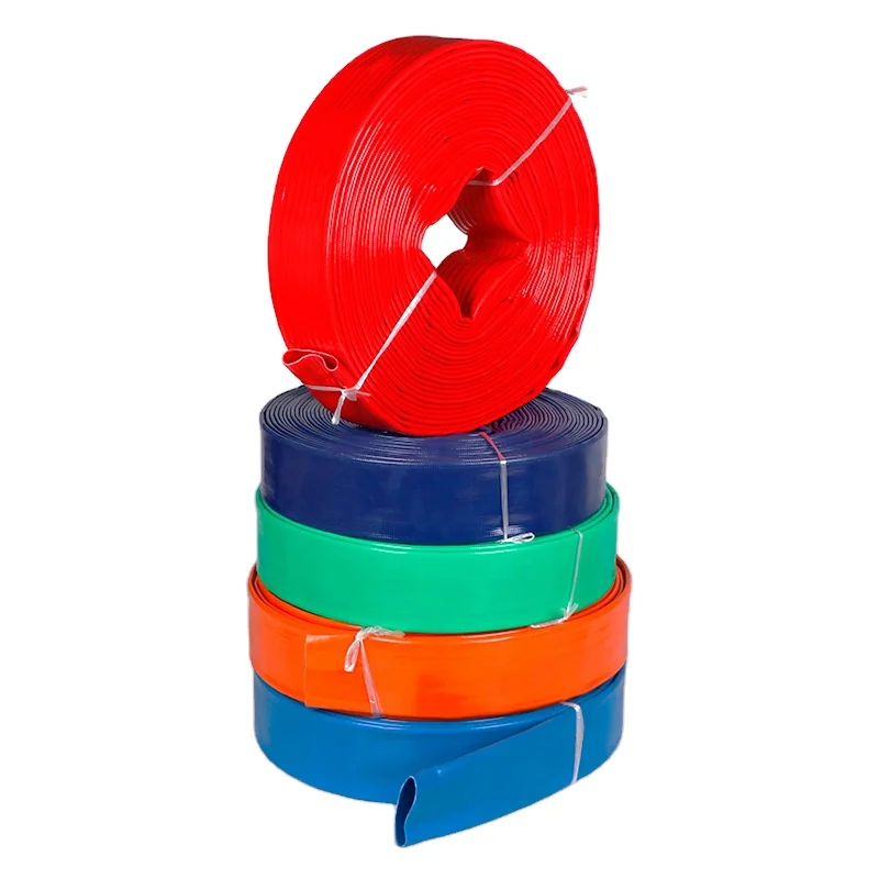 High Pressure Pvc Flexible Water Discharge Pipe Agricultural Irrigation Layflat Hose For China Irrigation System