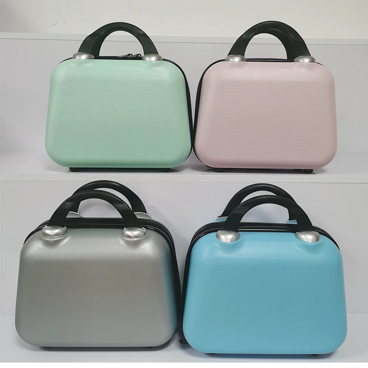 ABS+PC Wholesale Price Carry on Case 14 inch Colorful Cosmetic Case  Customized Logo OEM Fashion Design Hot sell Goods Gift Case