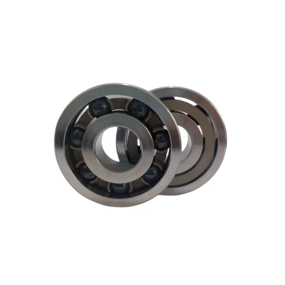 High speed high temperature resistant stainless steel hybrid ceramic ball bearing 6005 25*47*12mm