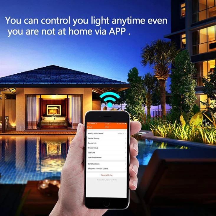 Smart LED Bulb A60 A19 Zigbee 7w 10w 950lm RGBCW Color E27 E26 B22 WIFI Voice Control Dimmable Light Bulbs