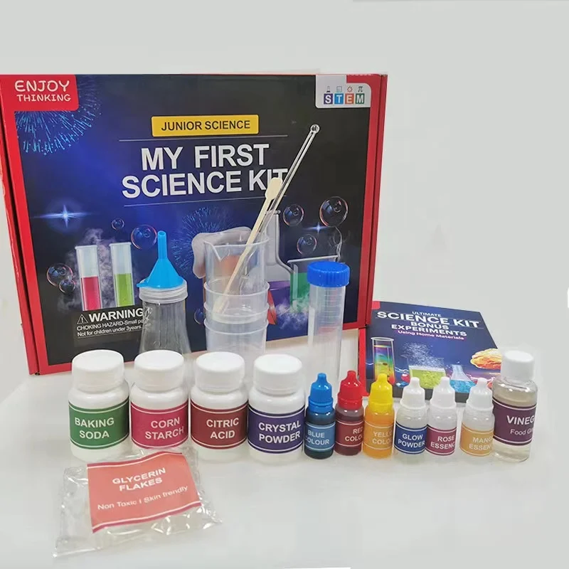 Hot Selling Super Awesome learning Science Kit Stem Chemistry Experiment Toy kit engineering toys kids