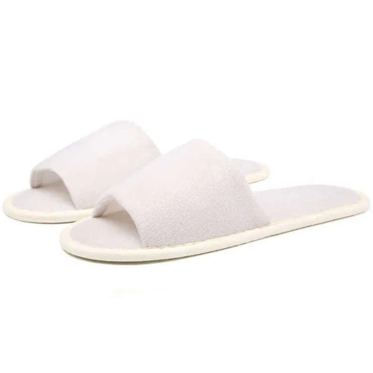 Factory direct sale customized logo hotel spa slippers disposable slipper for hotels