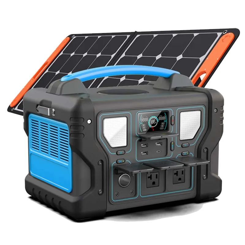 700W 1000W 2000W Rechargeable Backup Energy Storage Battery Pure Sine Wave Solar Generator Wireless Portable Power Station