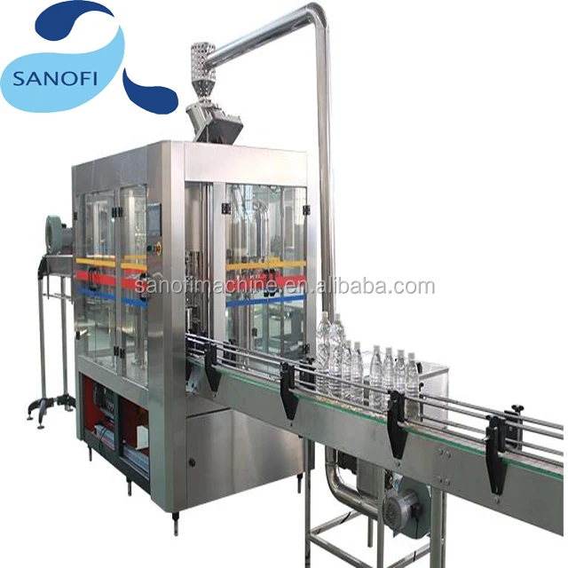 3-in-1 Bottle Washing Filling Capping Machine / water bottle making machine