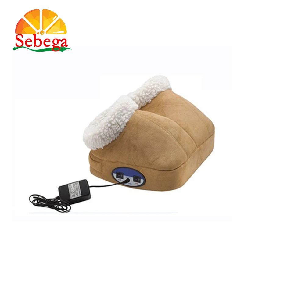 Новая Вибрирующая электрическая грелка для ног, массажер для ботинок