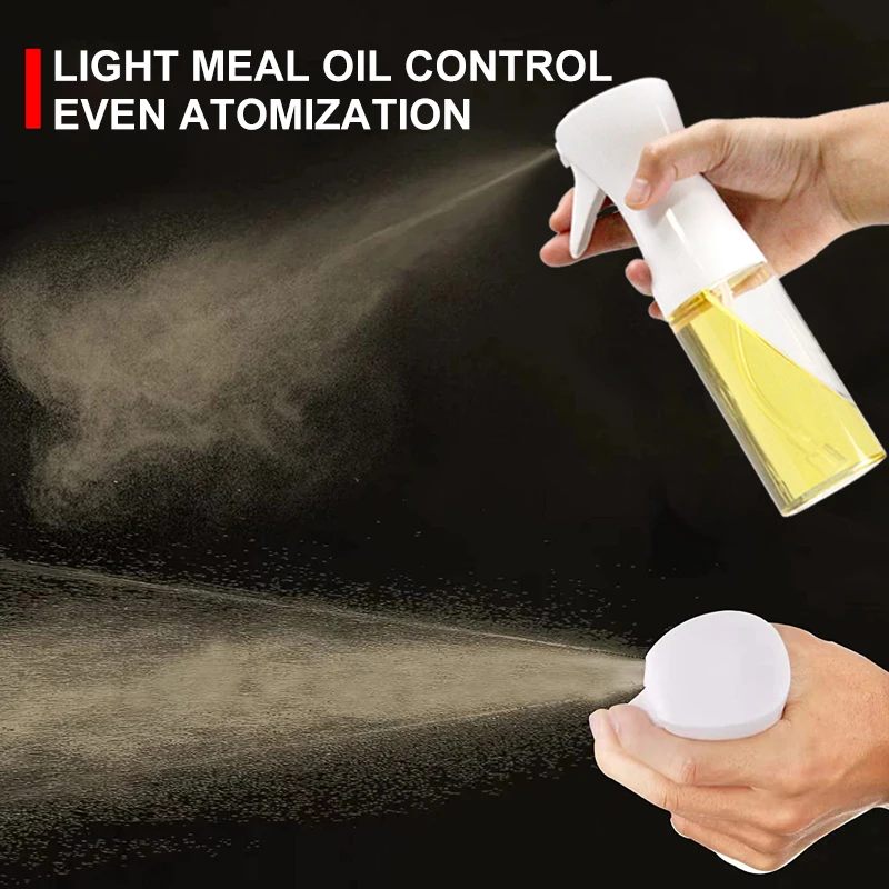 200/300/500ML Household kitchen Press-type BBQ Oil Spray Bottle Edible Olive Oil Spray Dispenser Bottle Sprayer For Cooking
