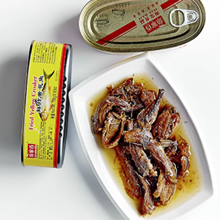 16 Years Canned Food Suppliers Yummy Fried Tin Fsh Canned Food Haibao