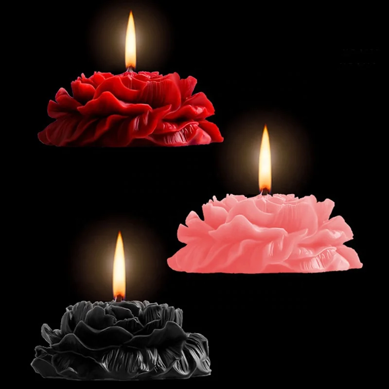 Erotic Peony Flower Low Temperature Flirting Candle Adult SM Game Soy Wax Sex Candle for Couple