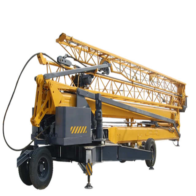 Маленький 1 t 2 t 3 t 4 t 1 ton 2 ton 3 ton 4 ton мини самоустанавливающийся передвижной портативный башенный кран