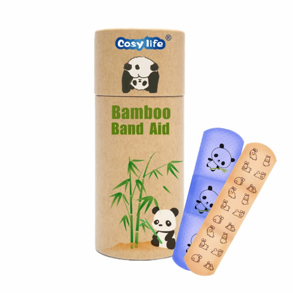 Recoo Free Sample Eco-Friendly Zero Waste Medical Band Aid Bamboo Fabric Bandages