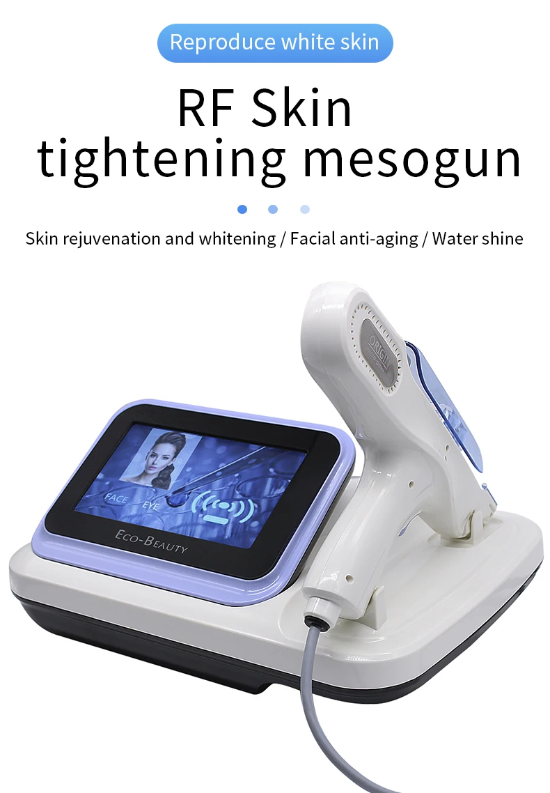 New 3 in1 rf+nano+meso microneedle mesotherapy gun meso injection gun Dermis firming mesotherapy gun vital injector