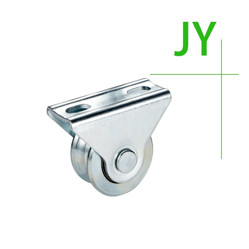 Double Bearings Turkey Customized One Wheel Sliding Fence Gate Roller Bottom Support Caster Pulley