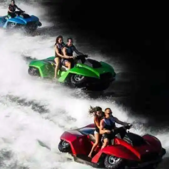 New Design Amphibious Motor Boat High Speed Quad Jet Ski Watercraft With 1 Seats