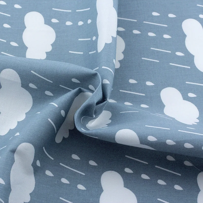 
Gray Geometric Series Printed Twill Fabric Patchwork Cloth by the meter 100% cotton For DIY Sewing Quilting Baby&Child Material 
