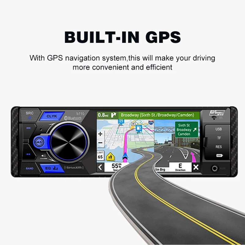 Single Din Android Car MP3 MP4 MP5 Player BT USB Port Audio Digital Media Car Stereo Radio Receiver